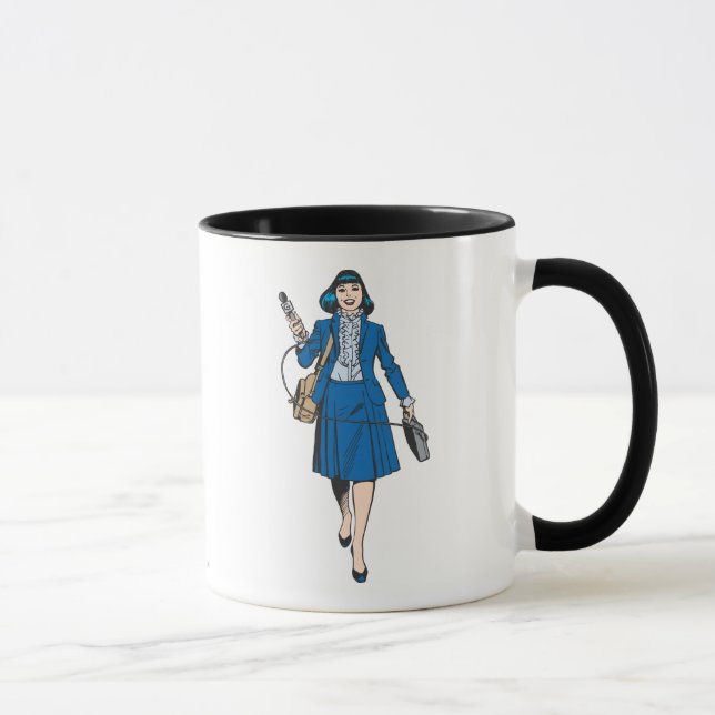 Taza Lois Lane con micrófono (Derecha)