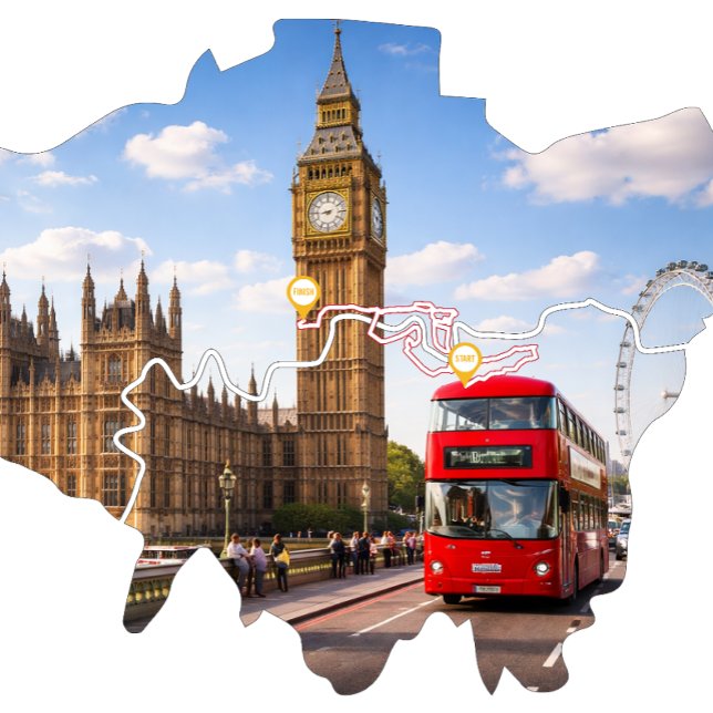 Taza London 26.2 Marathoner Course Map Mug (Subido por el creador)