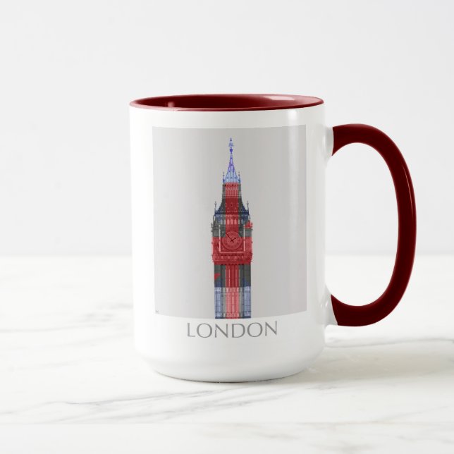 Taza London Big Ben Union Jack (Derecha)