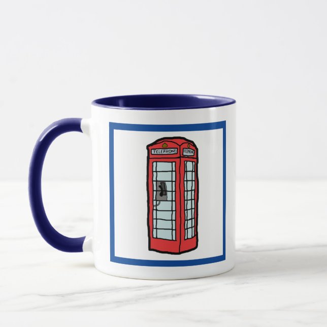 Taza London Red Telepoth Icic British Travel (Izquierda)