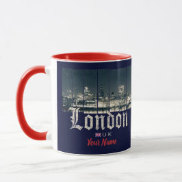 Taza London Uk Skyline Reino Unido Inglaterra vintage