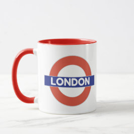 Taza Londres, con bandera de la unión