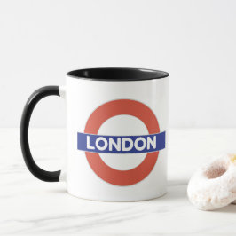 Taza Londres, con bandera de la unión