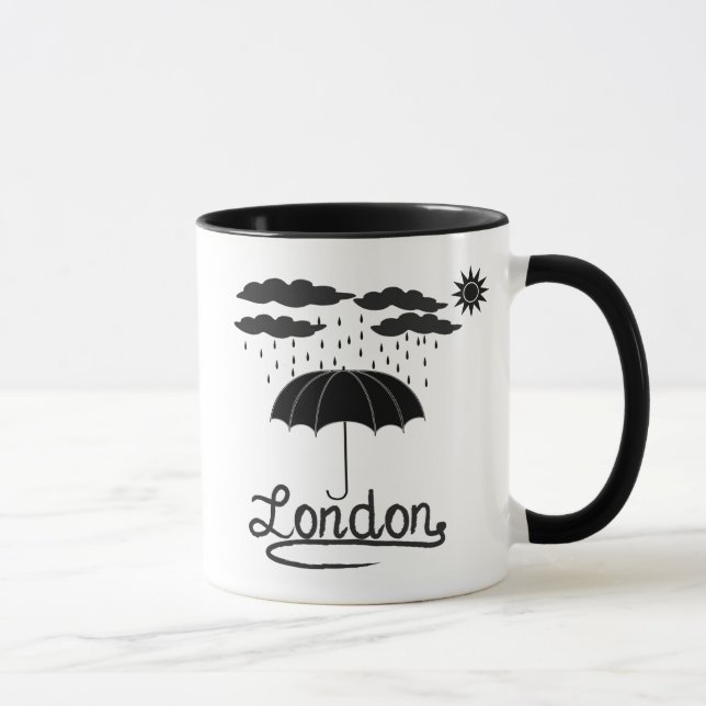 Taza Londres el | debajo de un paraguas (Derecha)
