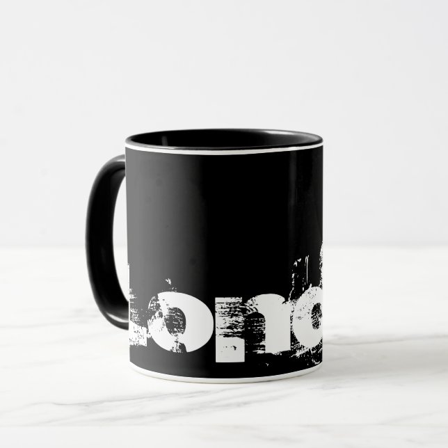 Taza Londres - Guay Black And White Style Mug (Anverso izquierdo)