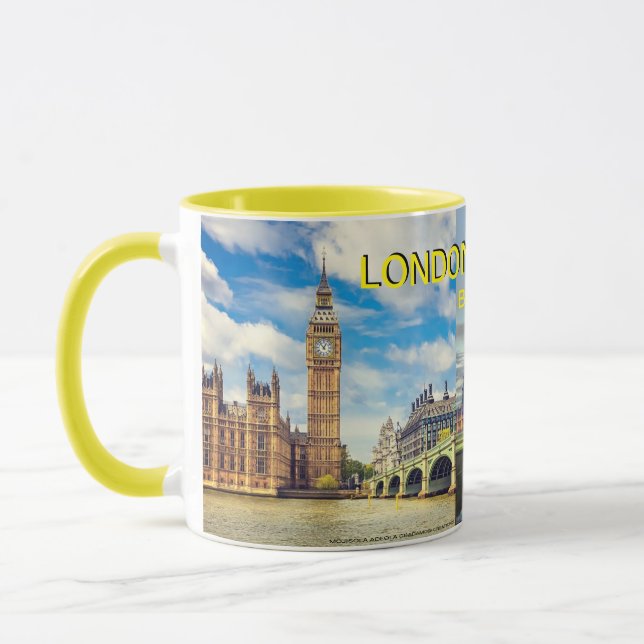 TAZA LONDRES, MUG INGLATERRA POR MOJISOLA ADEOLA GBADAM (Izquierda)