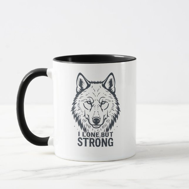 Taza Lone Wolf Strength and Resilience (Izquierda)