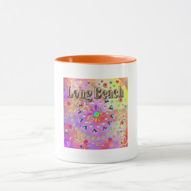 Taza Long Beach Lucky Golden Mug (Centro)