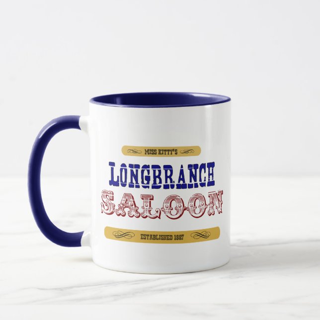 Taza Long Branch Saloon de Srta. Kitty's (Izquierda)