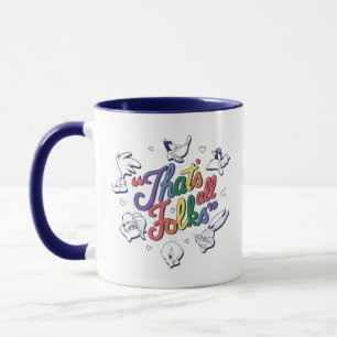 Taza LOONEY TUNES™ - ¡Eso es todo, amigos! Insignia de 
