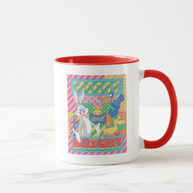 Taza LOONEY TUNES™ | Navidades merry y brillantes (Derecha)