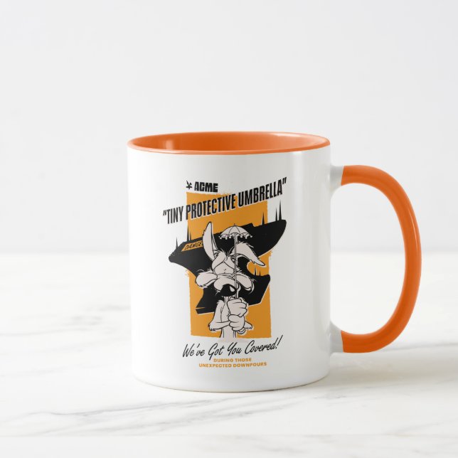 Taza LOONEY TUNES™ | WILE E. COYOTE™ ACME Tiny Umbrella (Derecha)