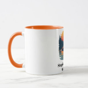 Taza Loro canadiense estúpido regalo divertido de Canad