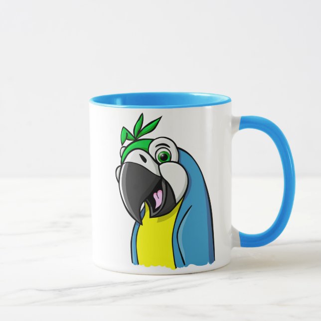 Taza Loro del dibujo animado (Derecha)