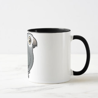 Taza Loro del gris africano de Timneh
