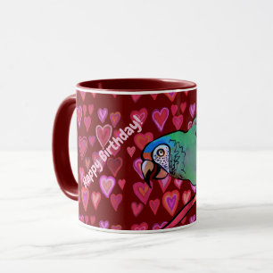 Taza Loro feliz dos tontos de café