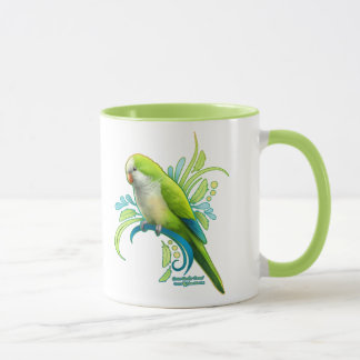 Taza Loro verde para cuáqueros