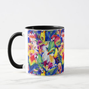 Taza Loros de la acuarela