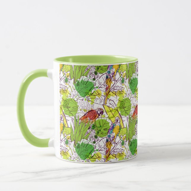 Taza Loros tropicales (Izquierda)