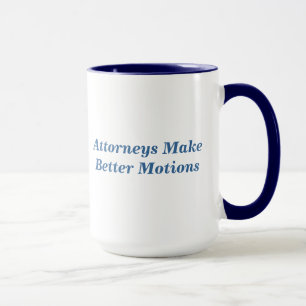 Taza Los abogados hacen mejores movimientos