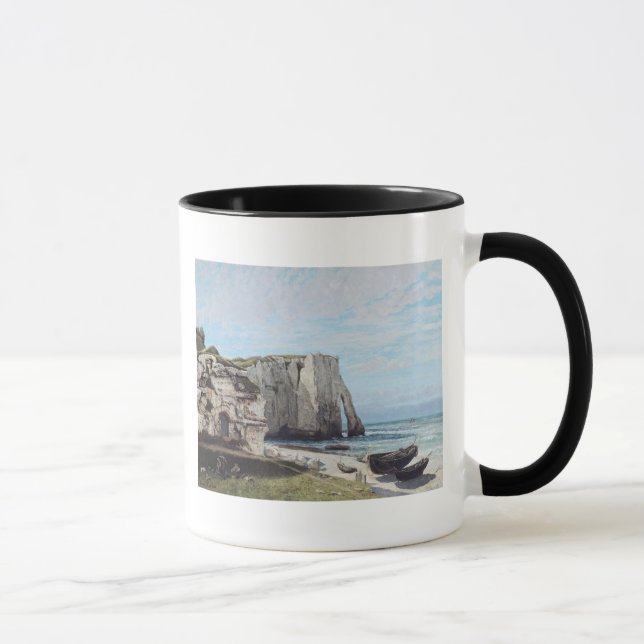 Taza Los acantilados en Etretat después de la tormenta, (Derecha)