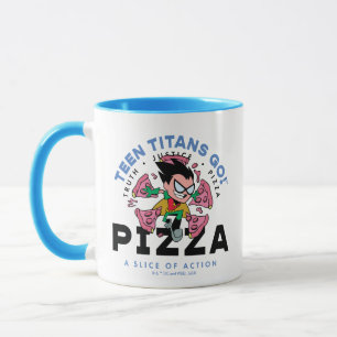 Taza ¡Los adolescentes se van! Robin "Truth Justice Piz