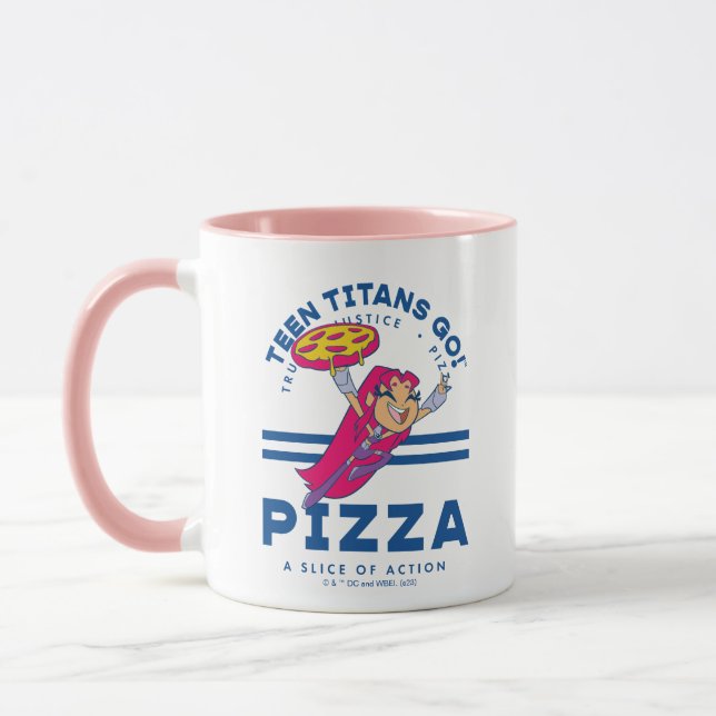 Taza ¡Los adolescentes se van! Starfire "Truth Justice  (Izquierda)