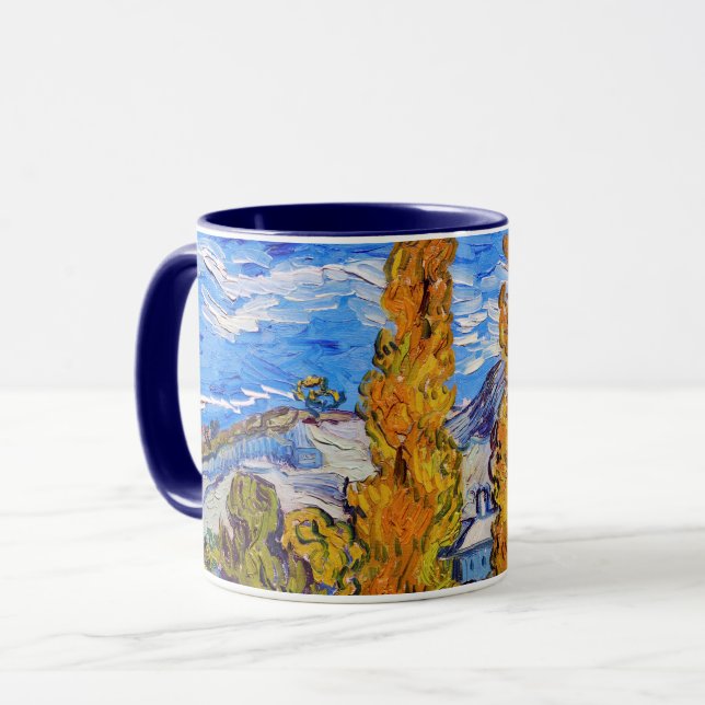 Taza Los álamos de Saint-Rémy, Van Gogh (Anverso izquierdo)