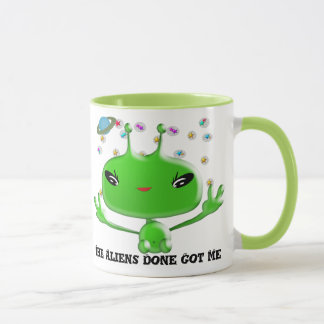 Taza Los Alienígenas han terminado me han pillado