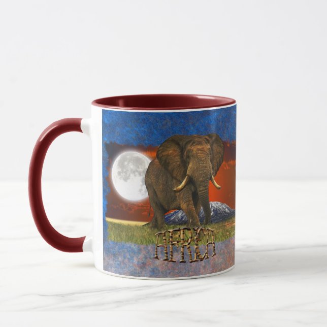 Taza Los amantes de los animales salvajes de África (Izquierda)
