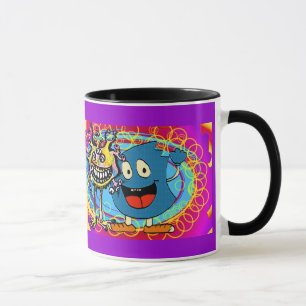 Taza ¡Los amigos de Freddy y de Boober asaltan para