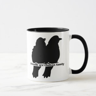 Taza Los amigos son elegidos Cotización de Silhouette p