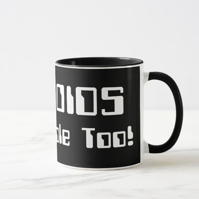 Taza ¡Los ANDROIDES También Son Personas! (Derecha)
