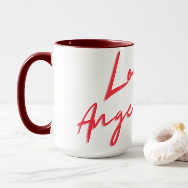 Taza Los Ángeles (Con donut)