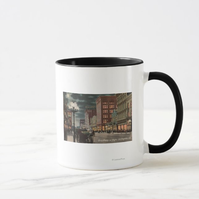 Taza Los Ángeles, CAStreet View of Broadway en (Derecha)