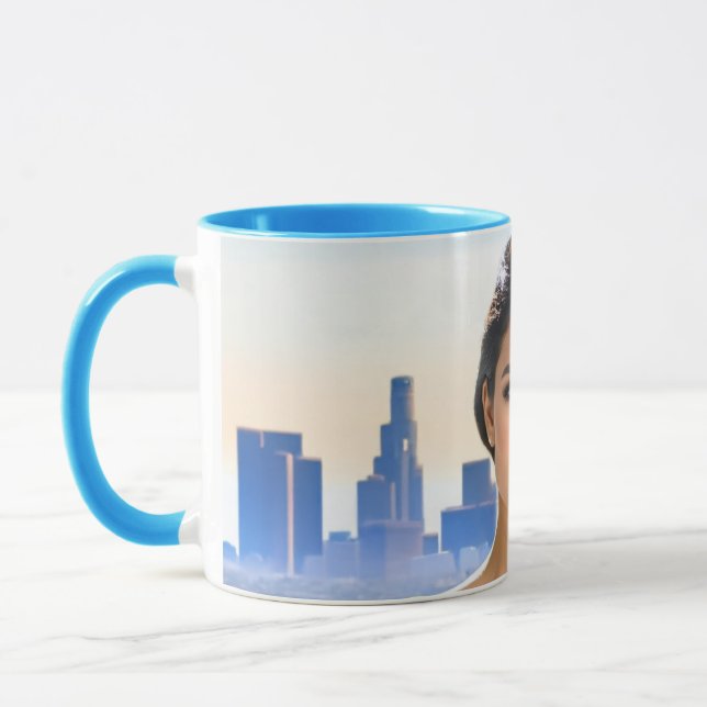 TAZA LOS ANGELES - LA - AMOR DESDE EE. UU. (Izquierda)