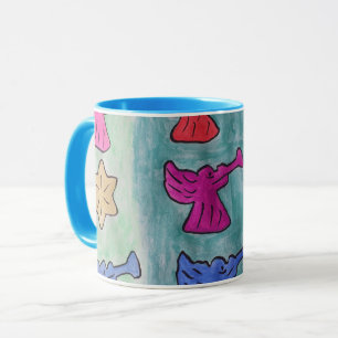 Taza Los ángeles navidades con Trumpets Mug