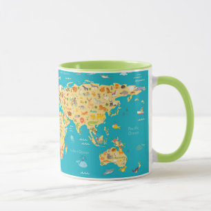 Taza Los animales del mundo