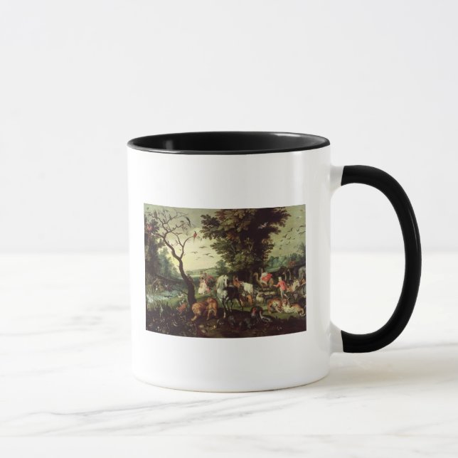 Taza Los animales que entran en la arca de Noah (Derecha)