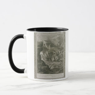 Taza Los argonautas pasan el Symplegades (el grabado)