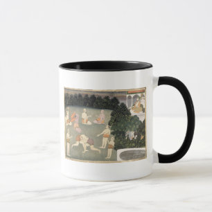 Taza Los atletas se realizan antes de un noble