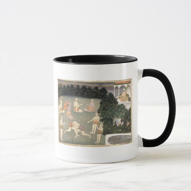 Taza Los atletas se realizan antes de un noble (Derecha)