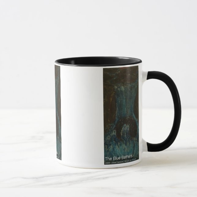 Taza los bañistas azules (Derecha)