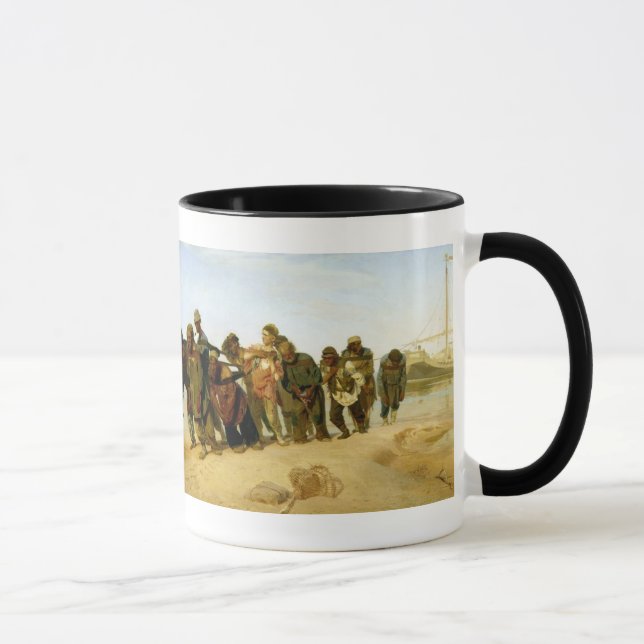 Taza Los barqueros en el Volga, 1870-73 (Derecha)