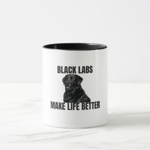 Taza Los Black Labs Hacen la Vida Mejor – Black Lab Ami