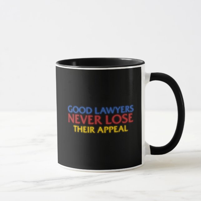 Taza Los buenos abogados del fiscal no pierden nunca la (Derecha)