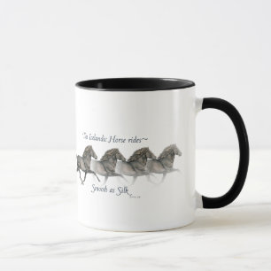 Taza Los caballos islandeses cabalgan tan suaves como l