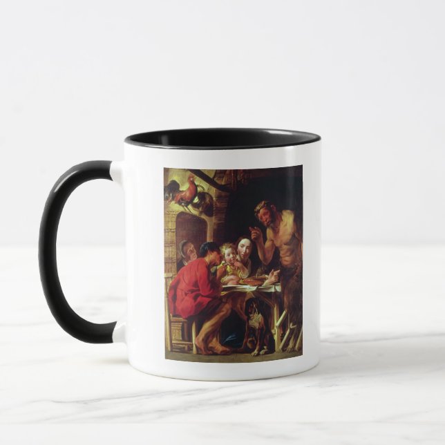 Taza Los campesinos y el sátiro (Izquierda)