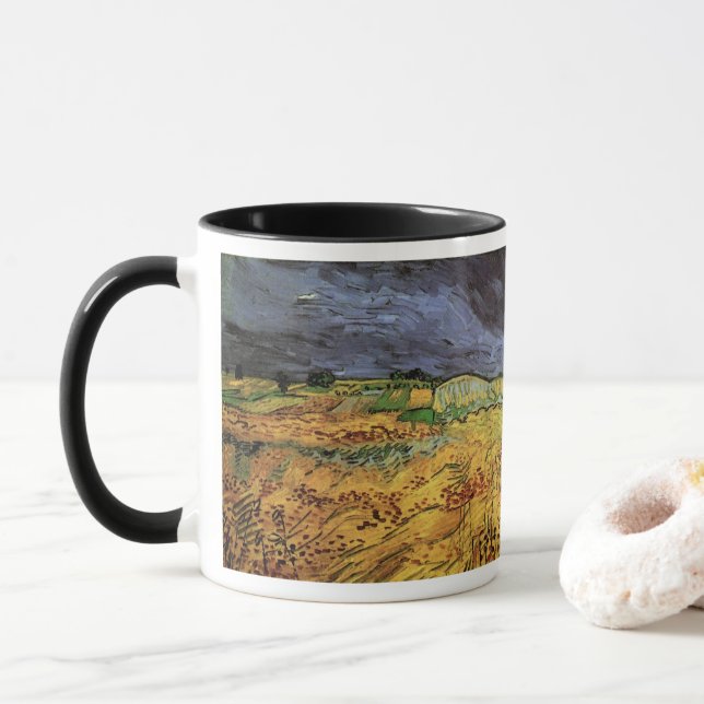 Taza Los campos de Vincent van Gogh (Con donut)