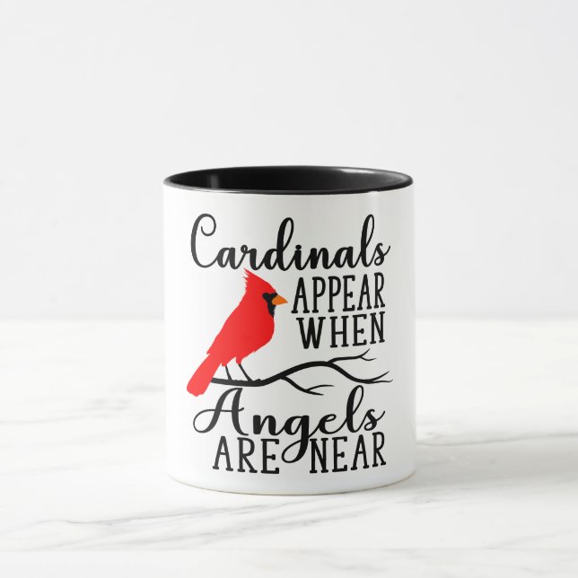 Taza Los Cardenales Aparecen Cuando Los Ángeles Están C (Centro)